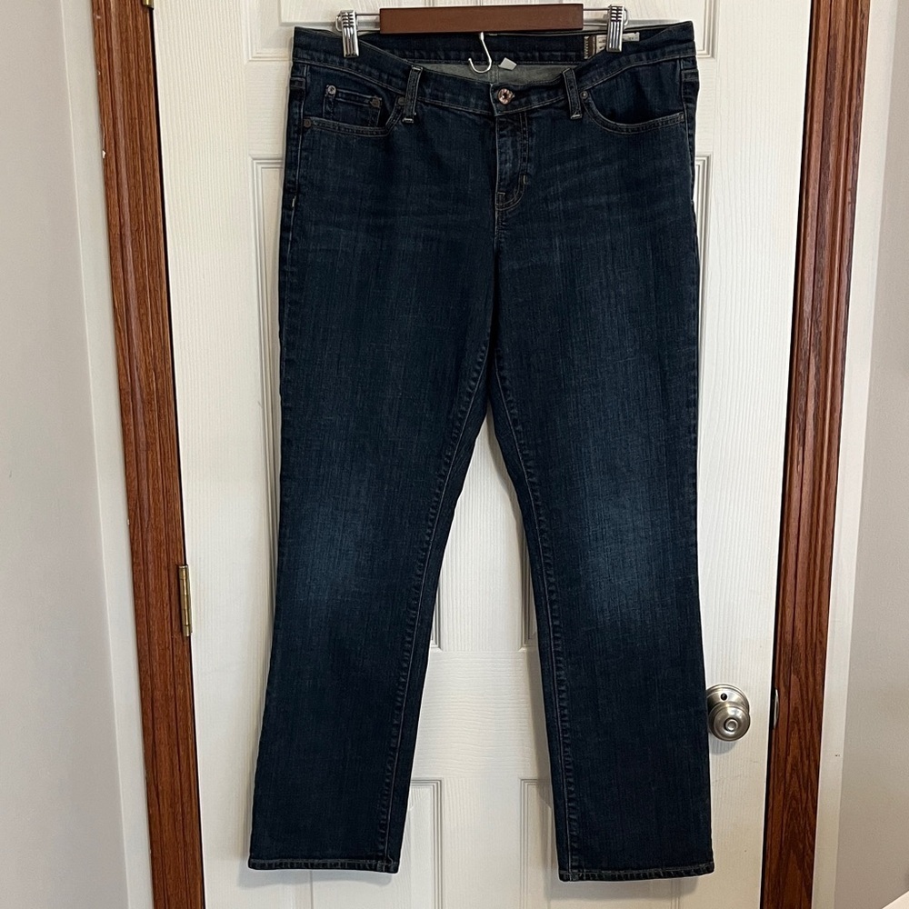 GAP Straight Leg Denim Blue Jeans Women’s Size 14R